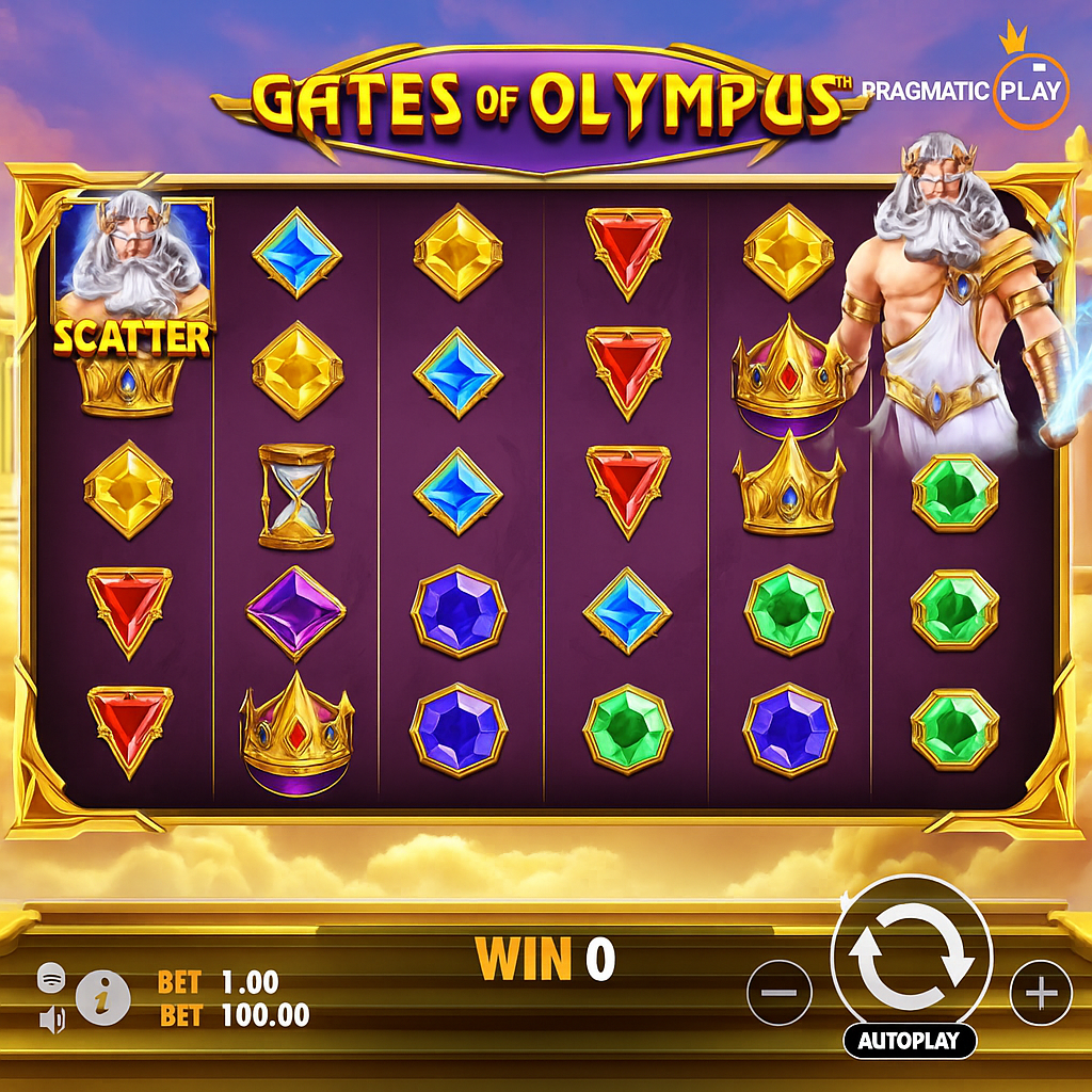 Nine Casino - Gates of Olympus Slot Game