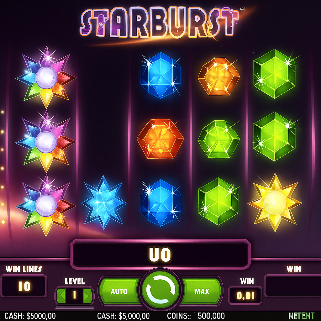 Nine Casino - Starburst Slot Game