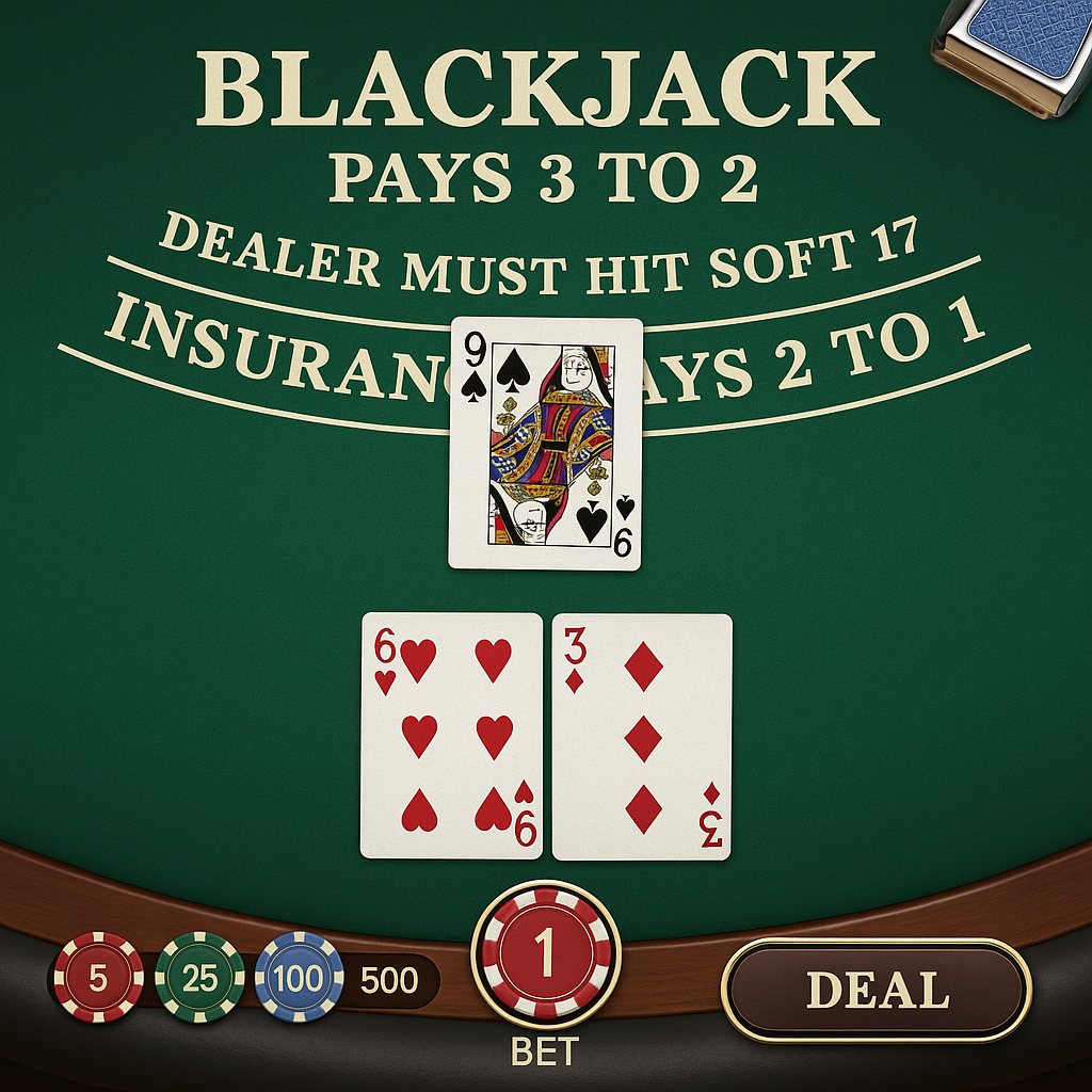 Nine Casino - Blackjack Table Game